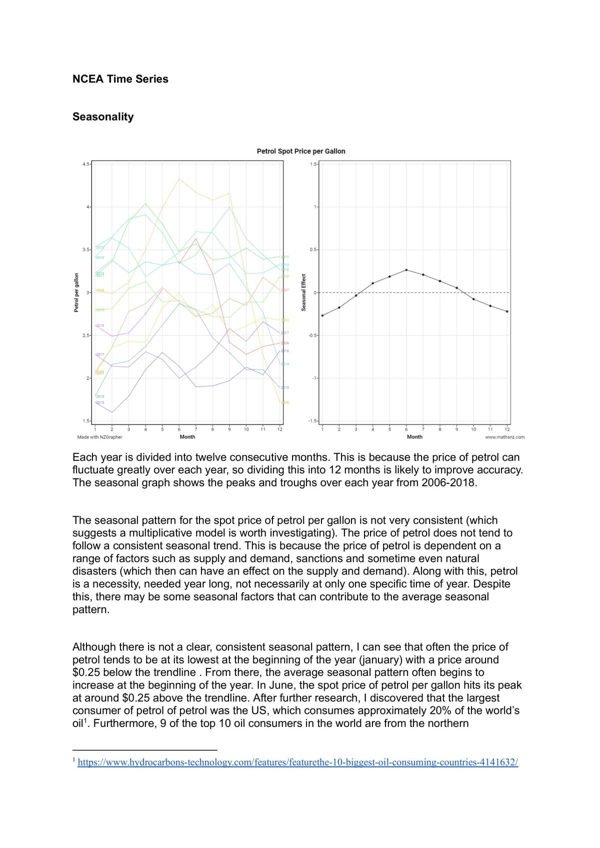 NCEA Level 3 Time series petrol - Page 1