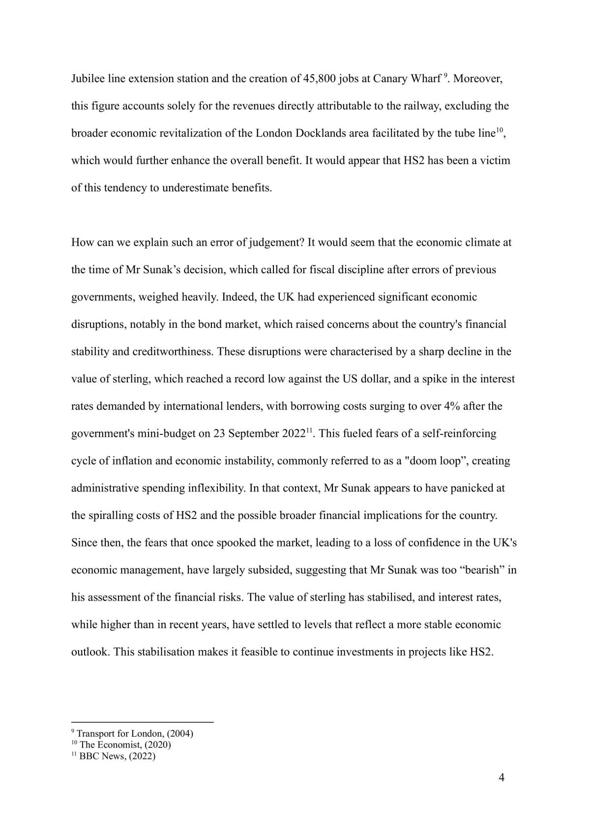 HS2 Project evaluation - Page 4