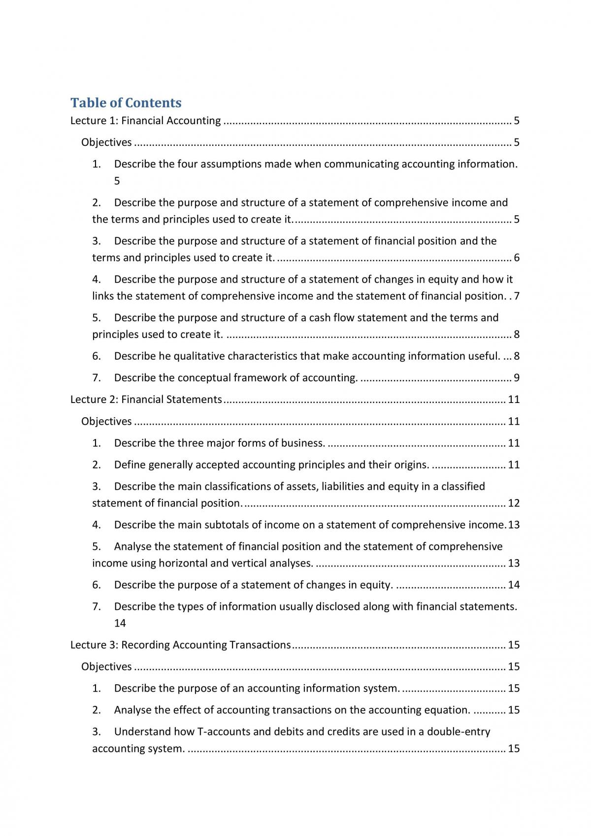 Acct A Notes - Page 1