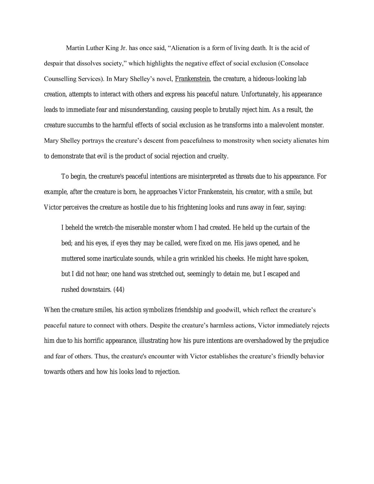 Frankenstein Alienation  - Page 2