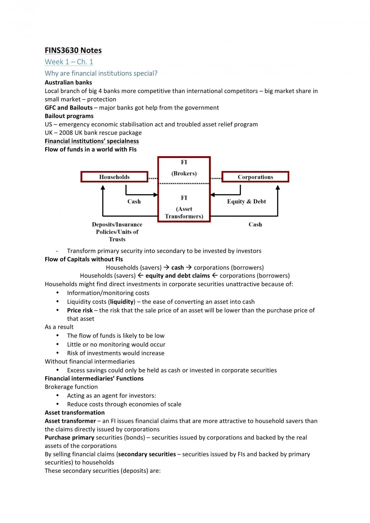 Course Notes - Page 1