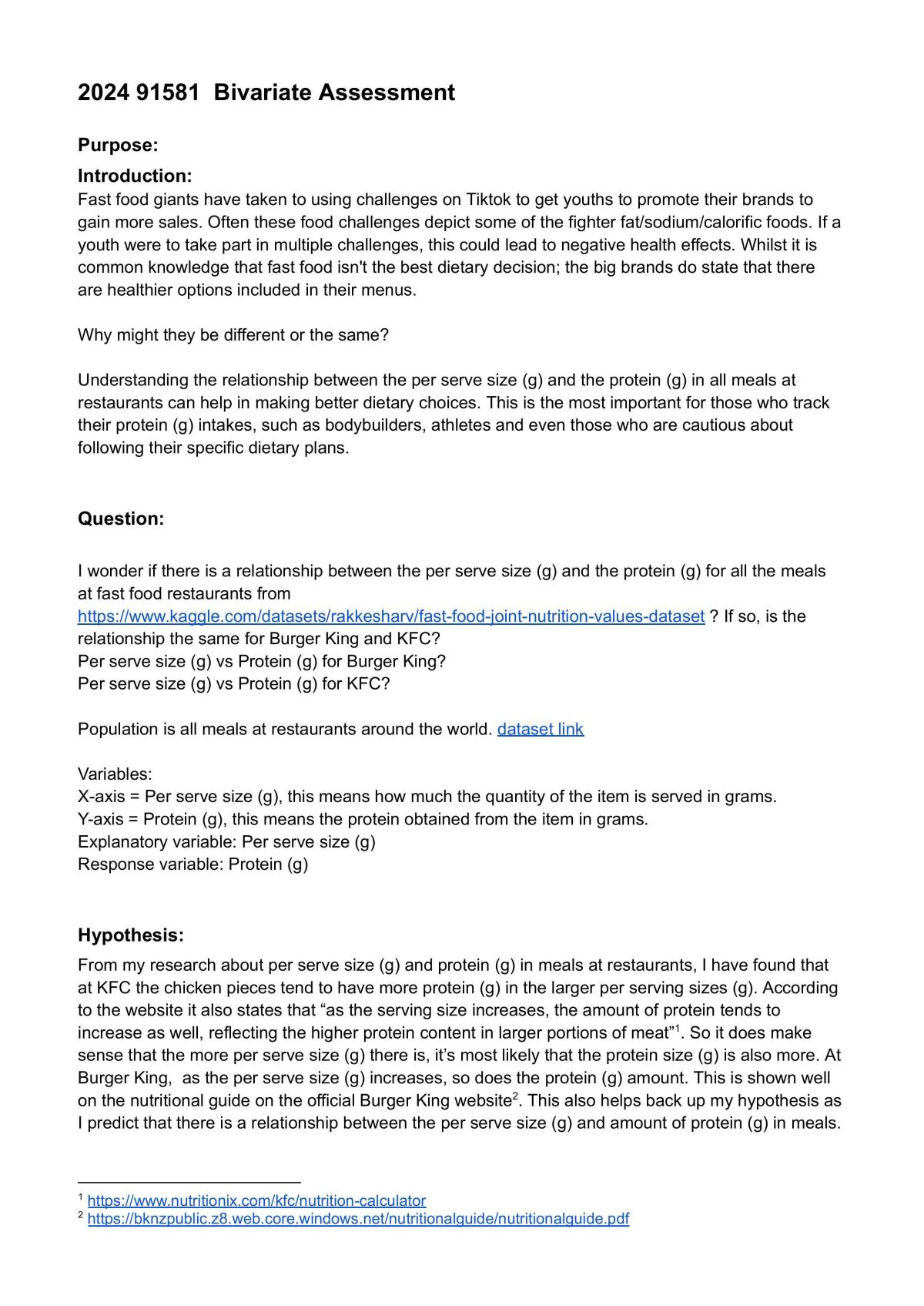 Bivariate assessment level 3 - Page 1