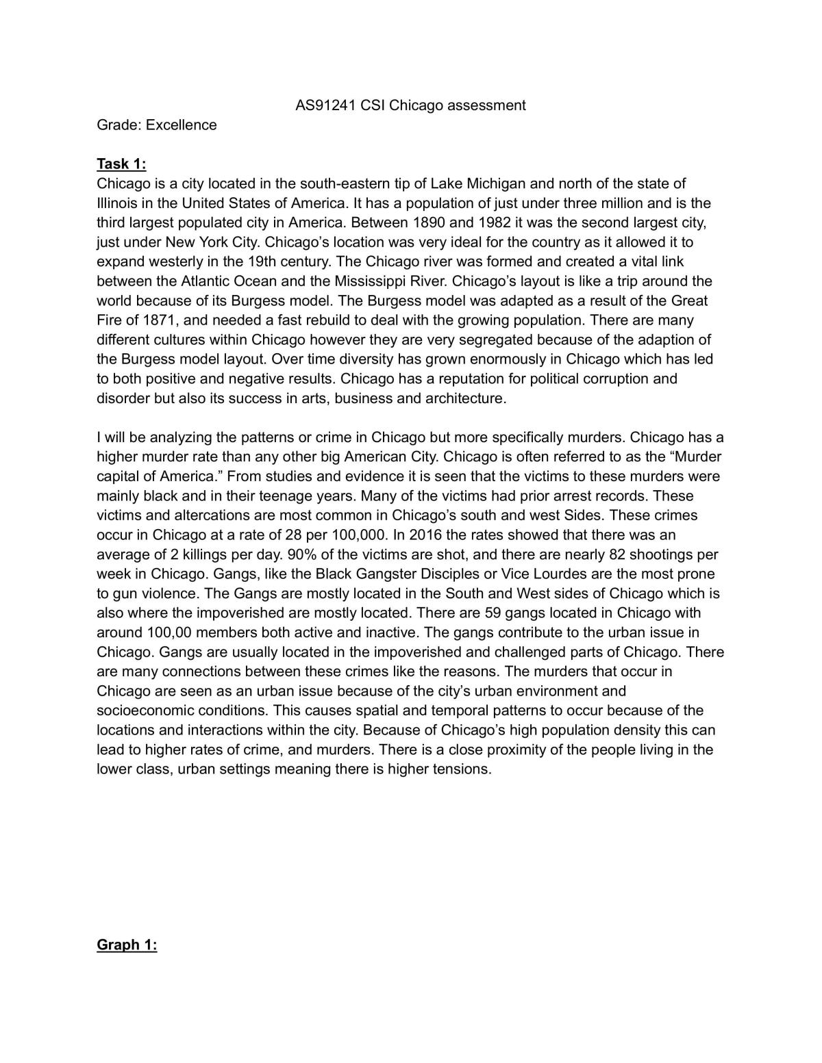 AS91241 CSI Chicago assessment  - Page 1