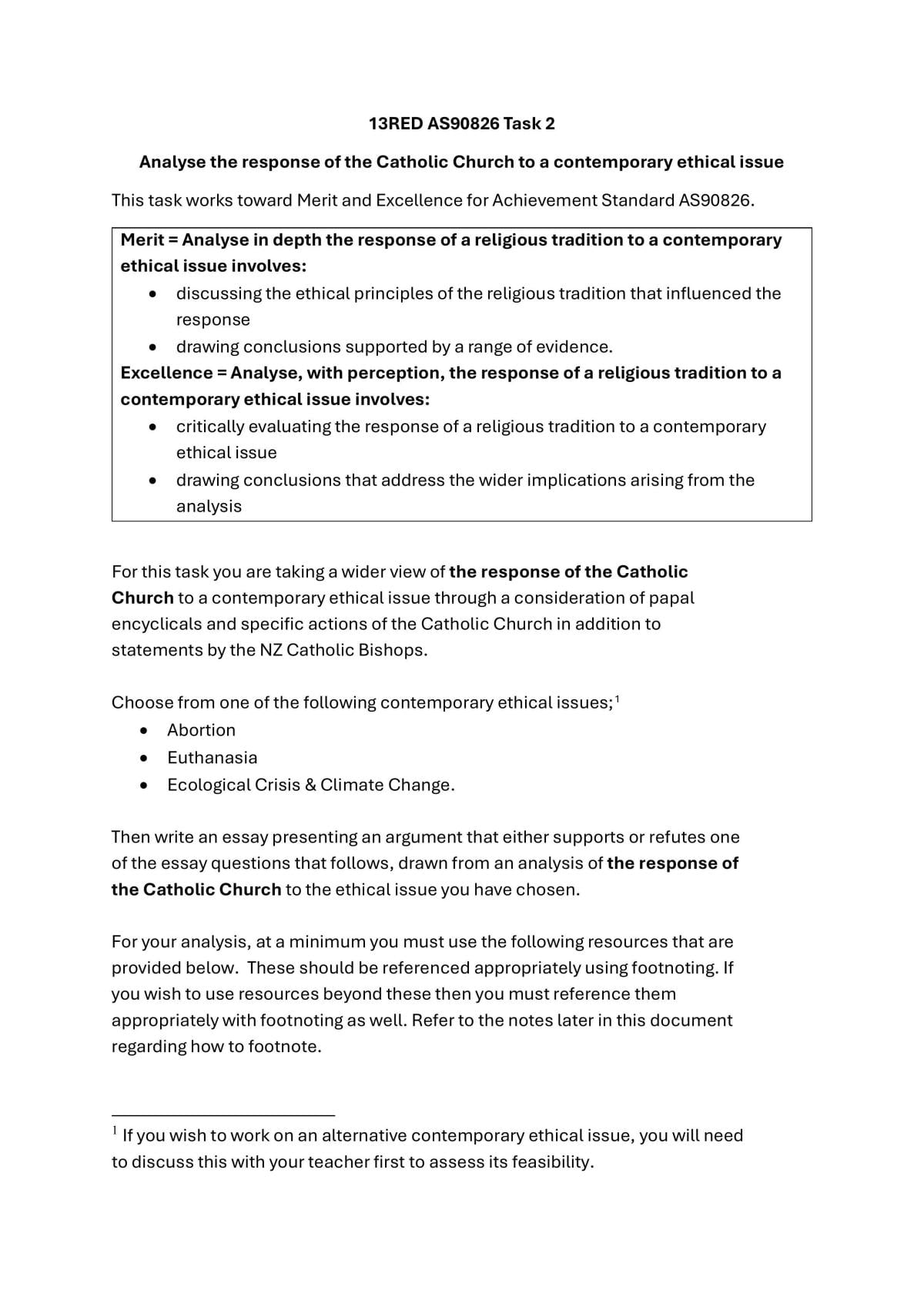 Religious studies level 3 internal - Page 1