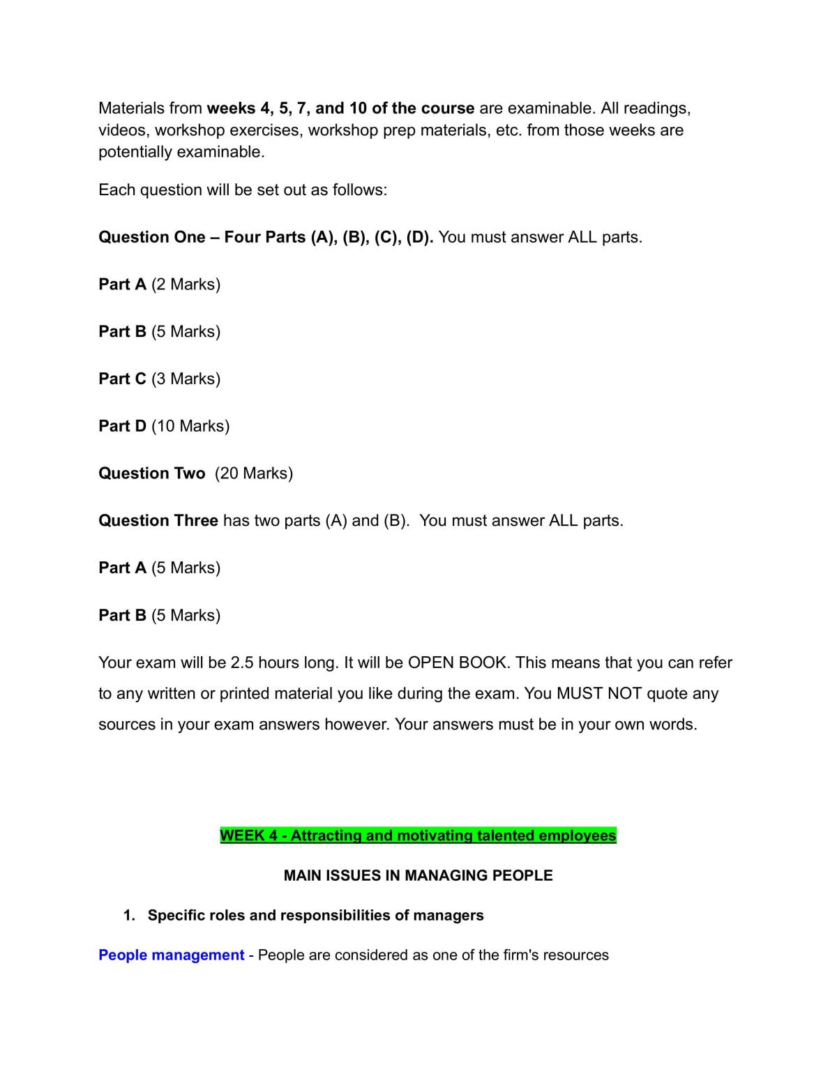 Completed Study Notes of Business Management  - Page 1
