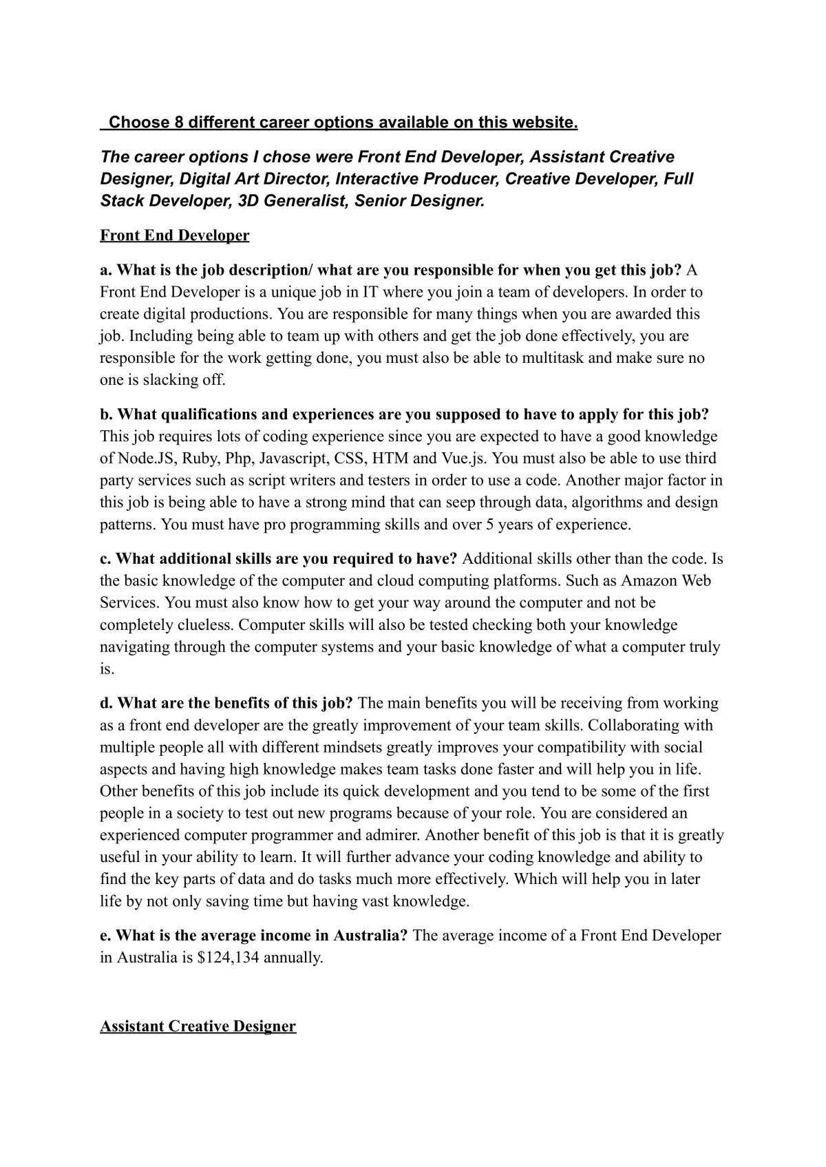 Important Analysis on Digital Jobs - Page 1