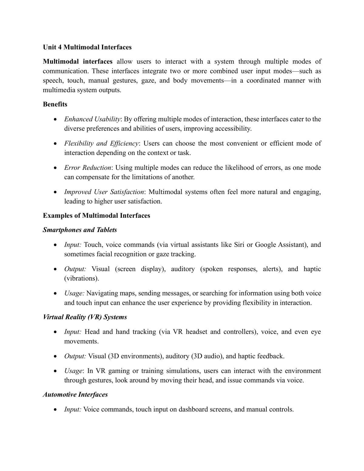 Human Computer Interface MI - Page 1