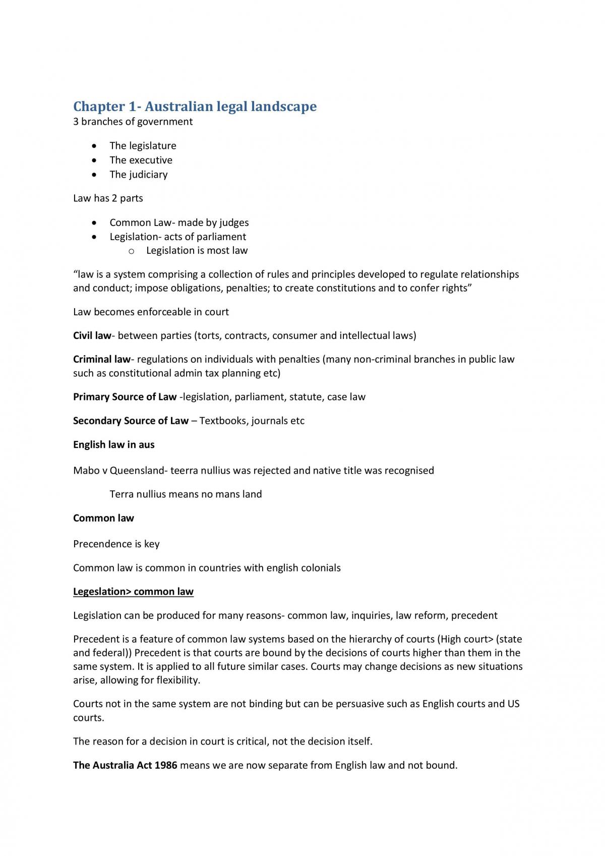 ENB277 Full study notes - Page 1