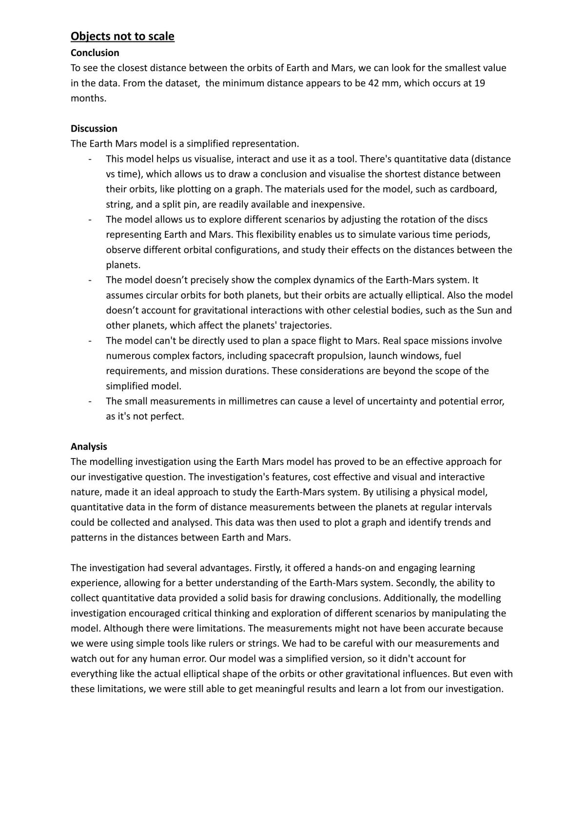 1.2 (EXCELLENCE) - Demonstrate understanding of the use of a range of scientific investigative approaches in a context - Page 1