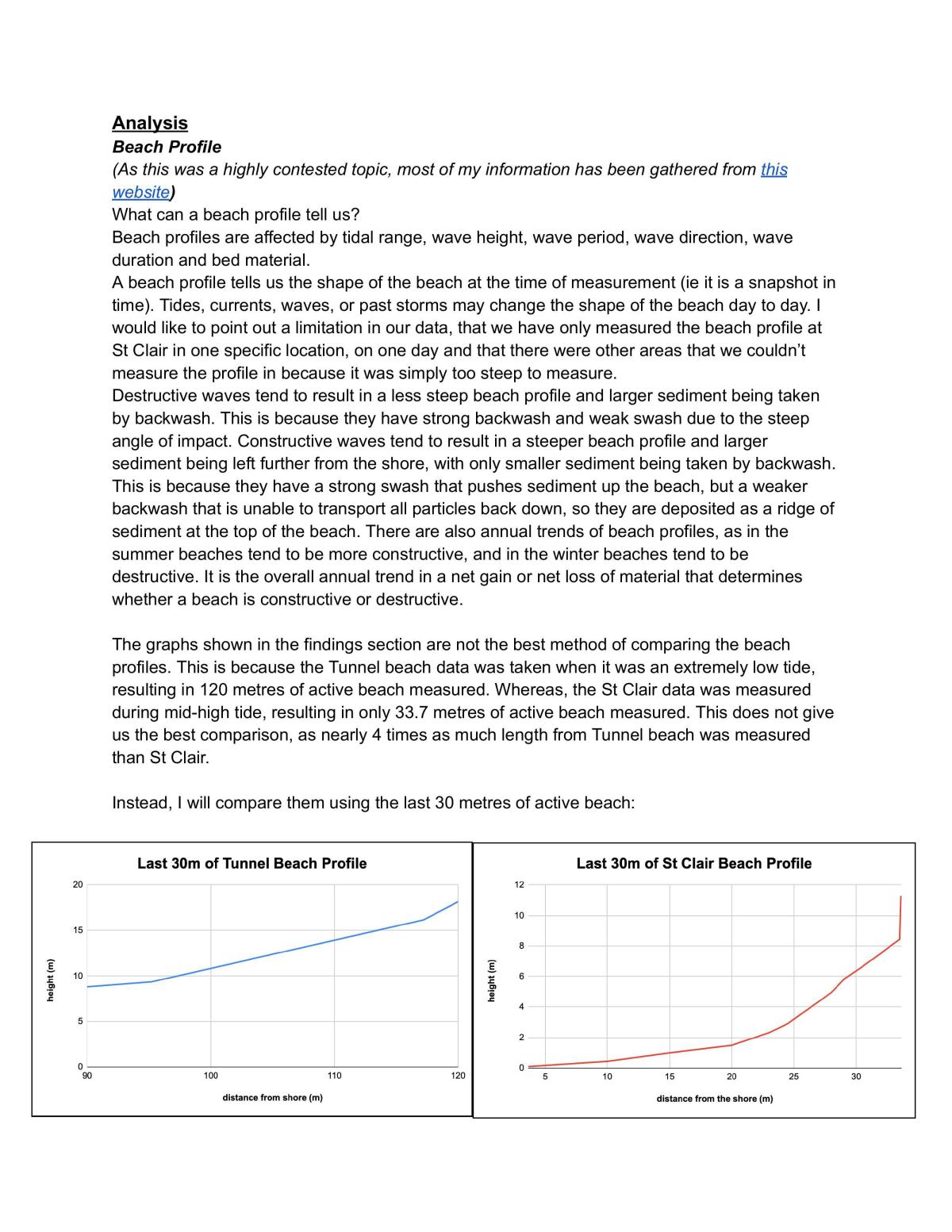 Coastal Processes at St Clair and Tunnel Beach - Page 7