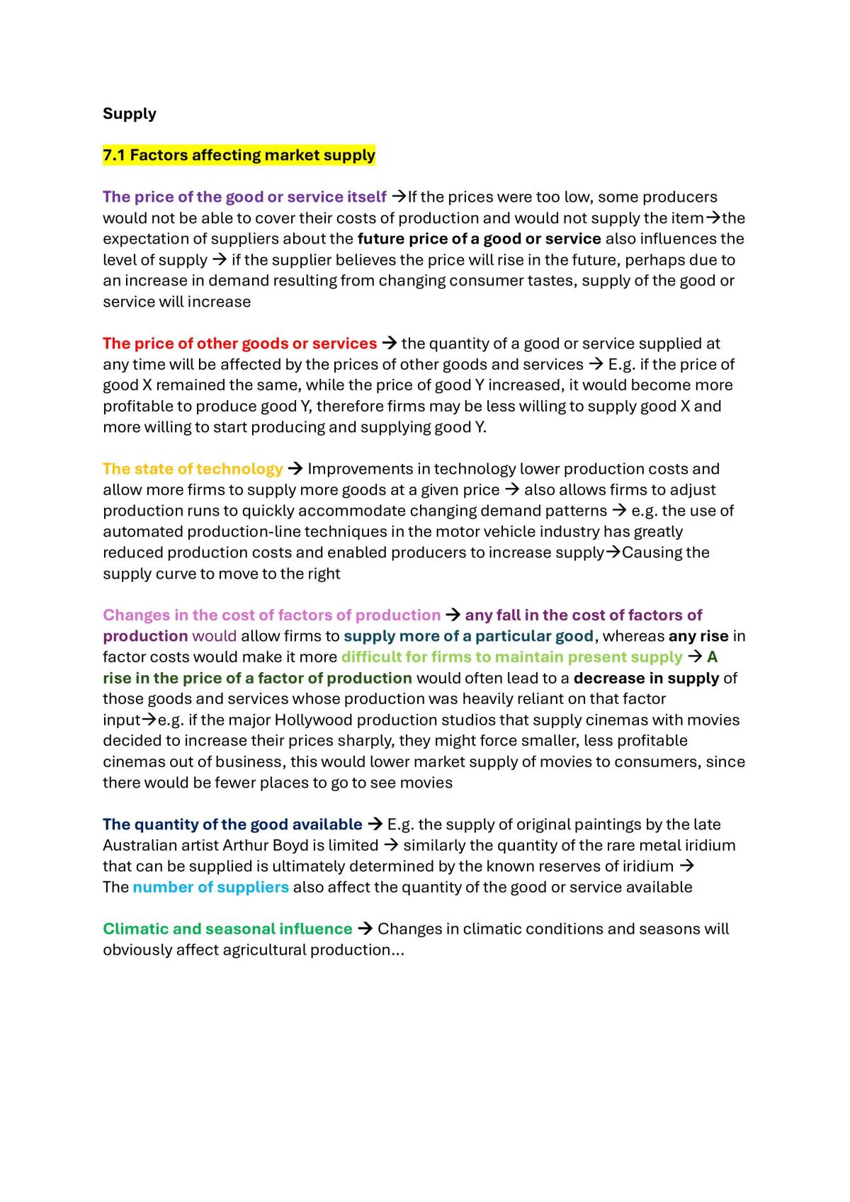 Complete Study Notes for Preliminary Econ - Page 1