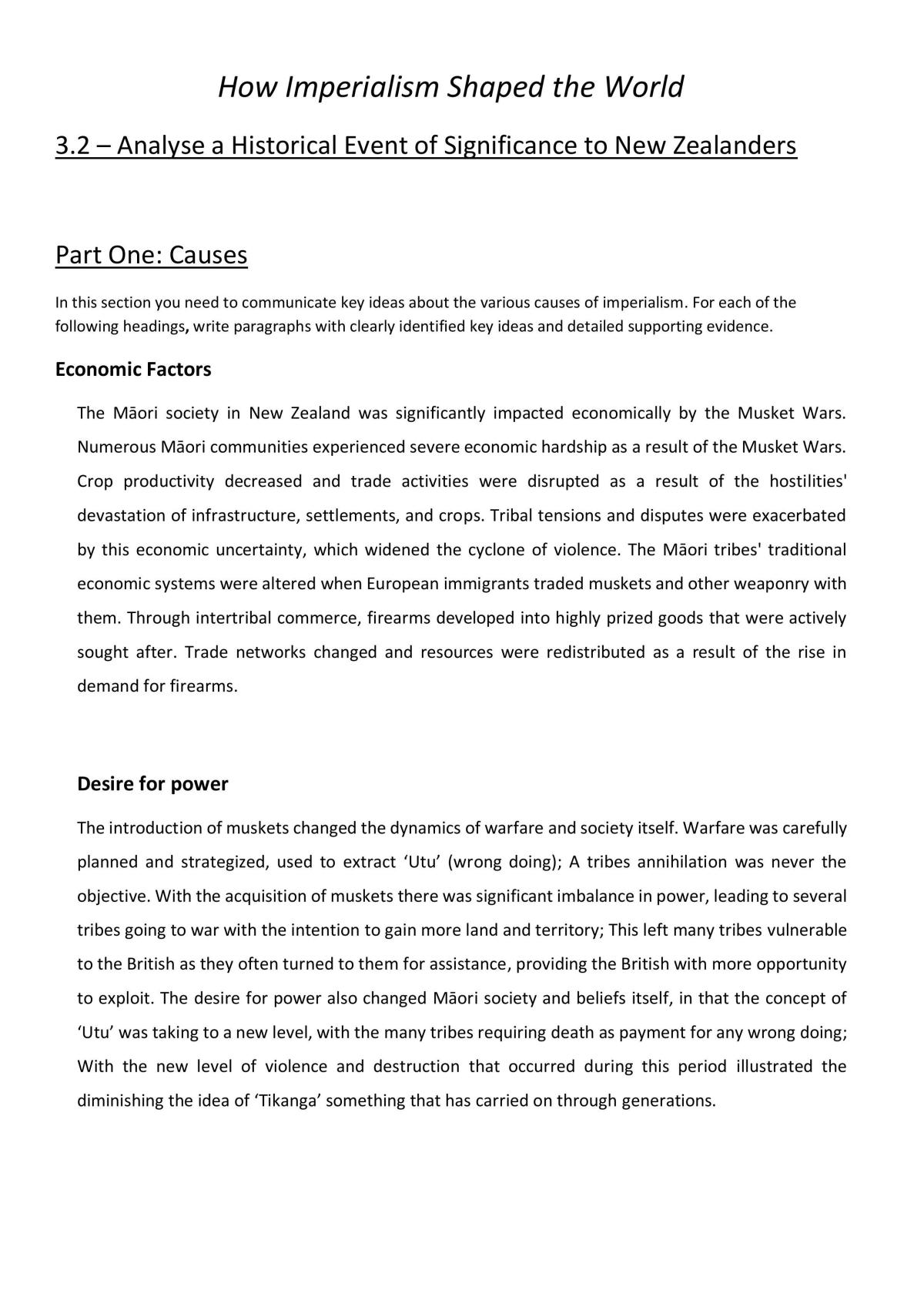 Level 3 history internal - Page 1
