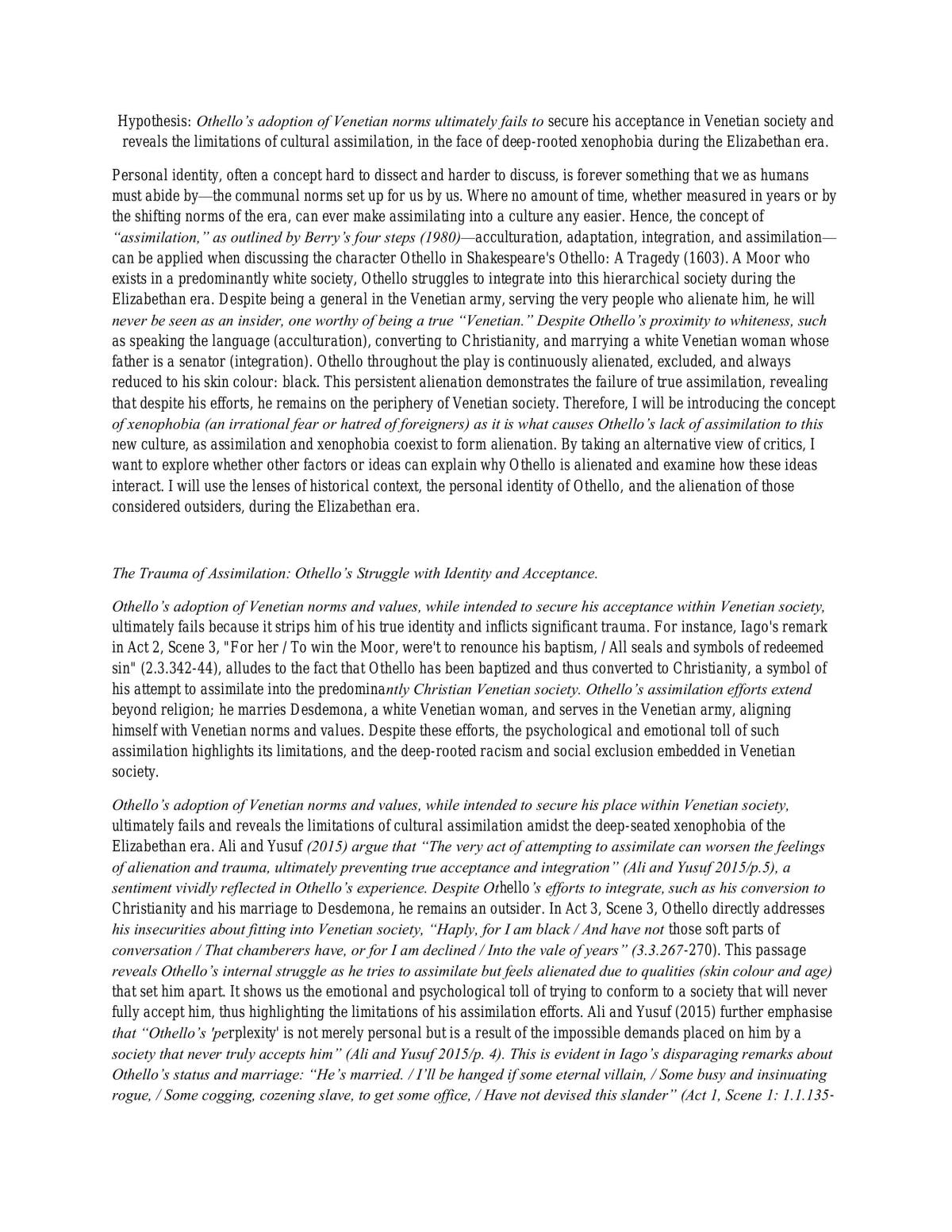 Level 3 English Internal  - Page 1