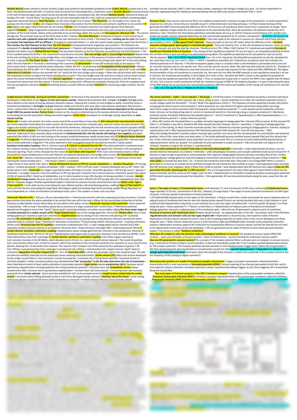 Cheatsheet - Page 1
