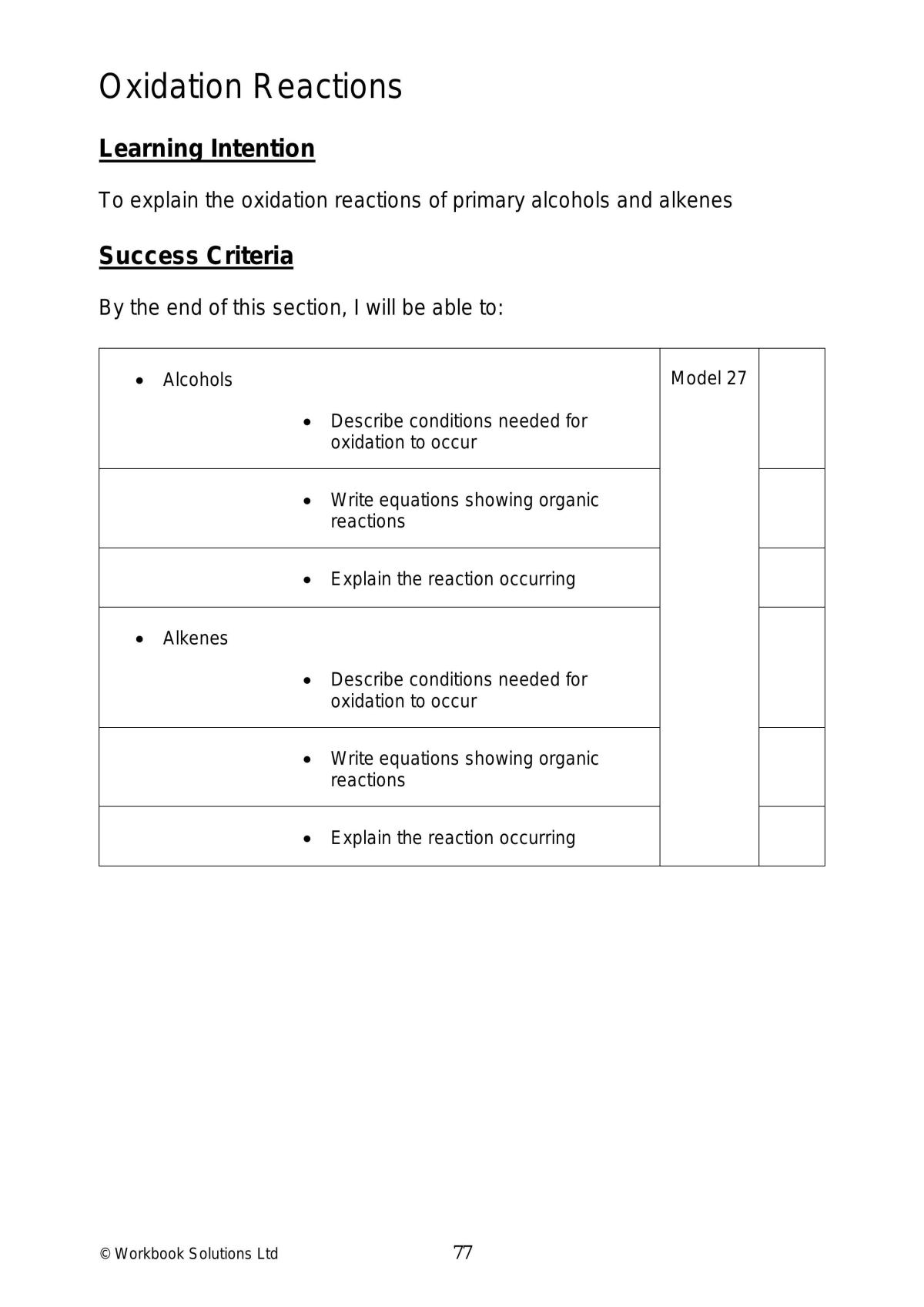 Level 2 Oxidation Reaction - Page 1