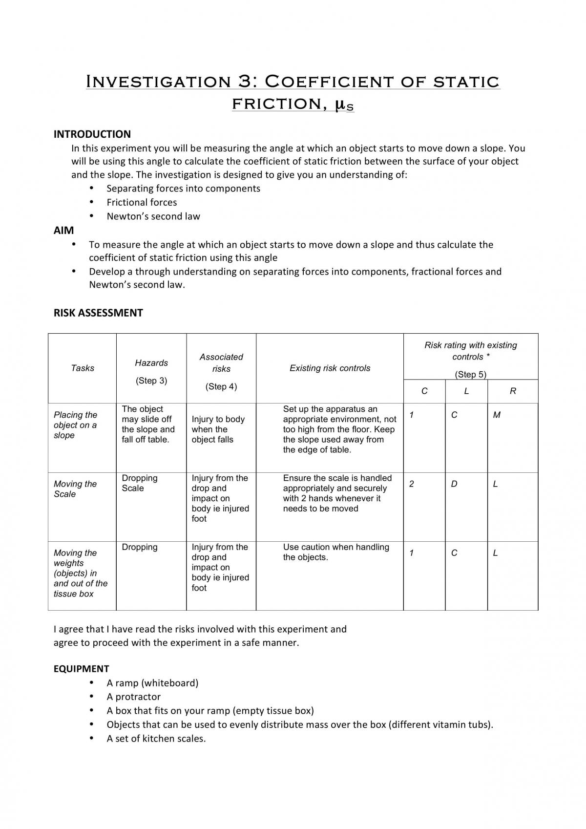 Investigation 3 - Page 1