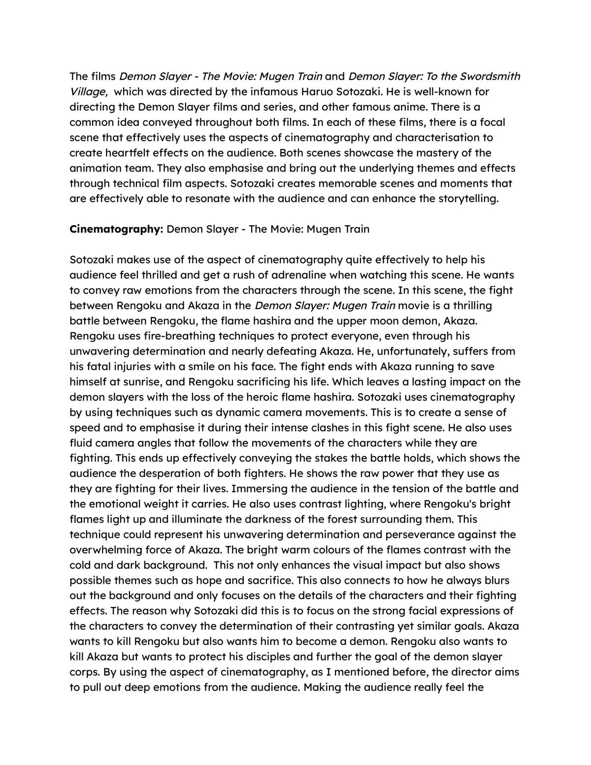 Close Viewing Essay - Level 3 English  - Page 1