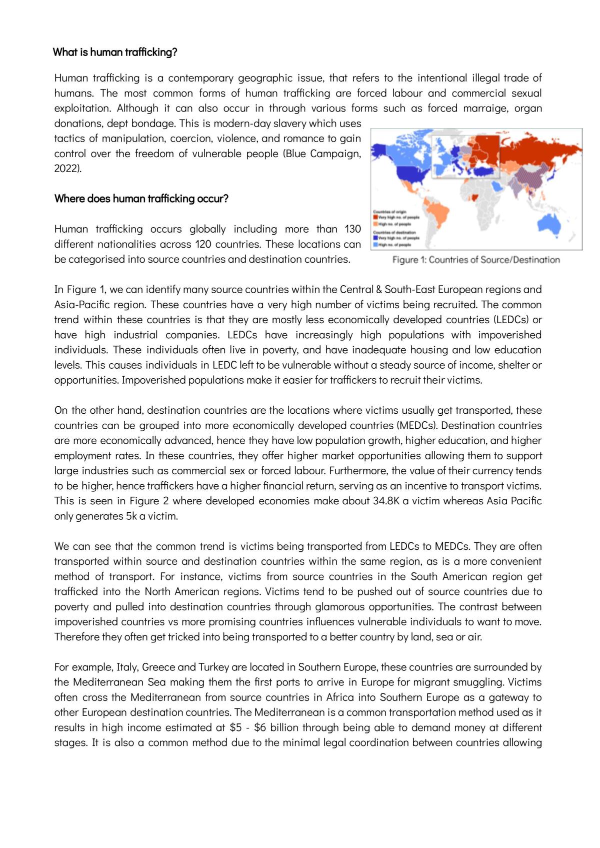 Excellence Human Trafficking Topic - Page 1