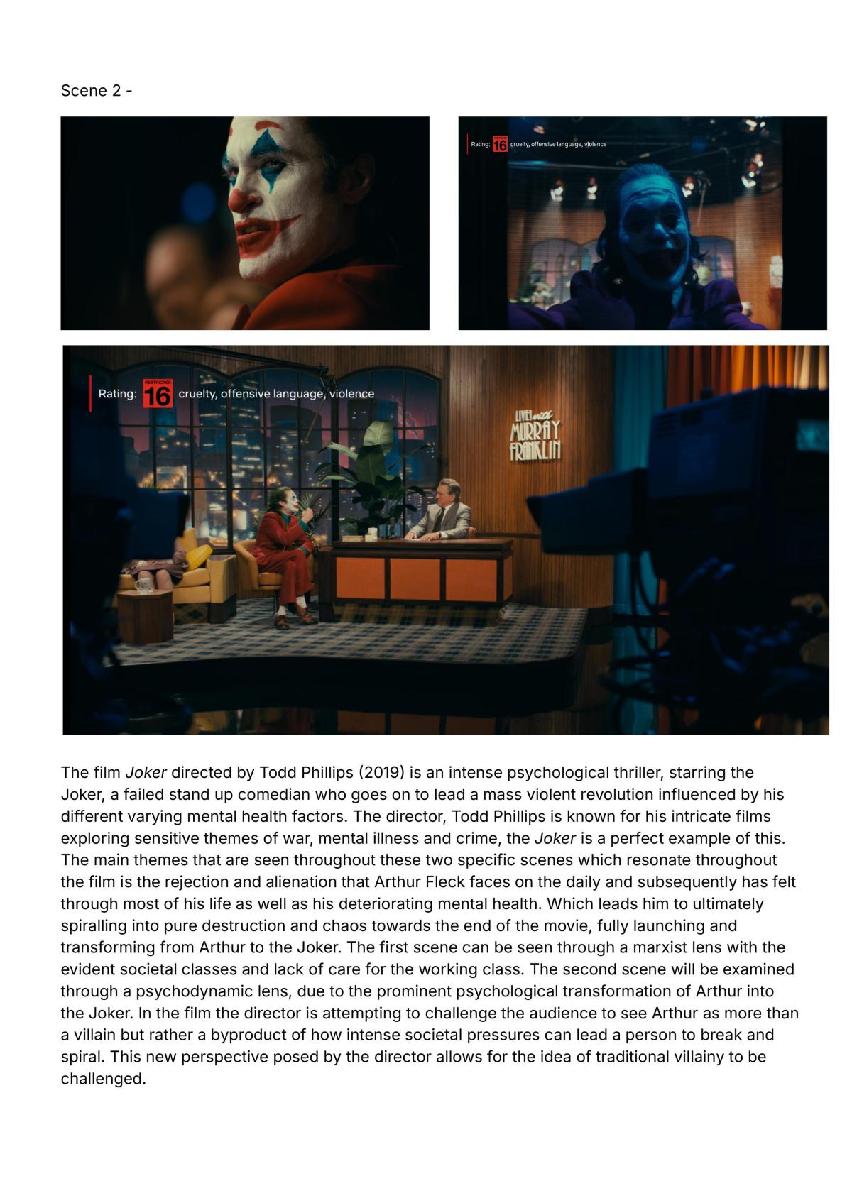 Close Viewing Essay Level 3 - Marked With Excellence (E8)  - Page 2