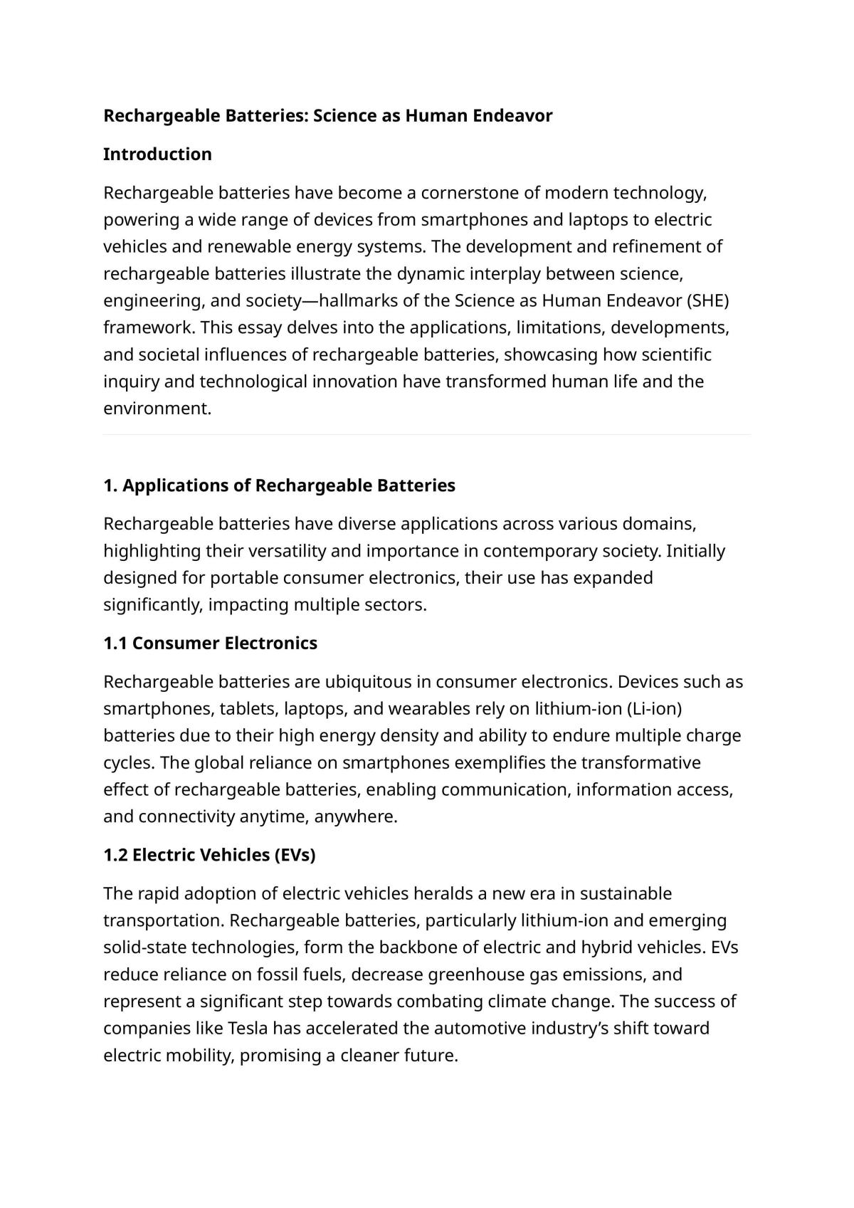 She Taks Based on Rechargable Batteries - Page 1