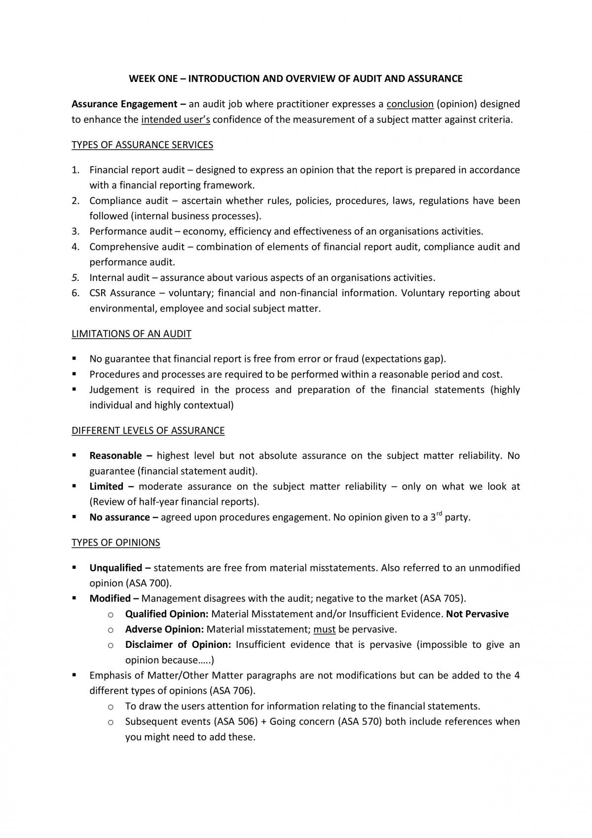 Weeks 1-6 Study Notes - Page 1