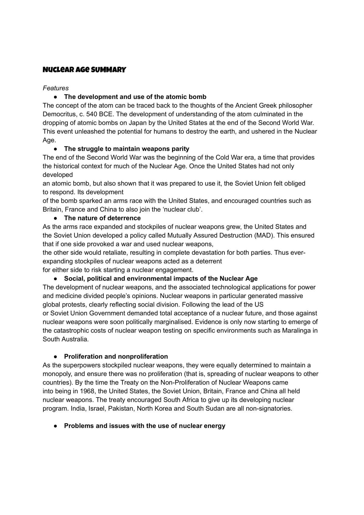 Nuclear Age - Page 1