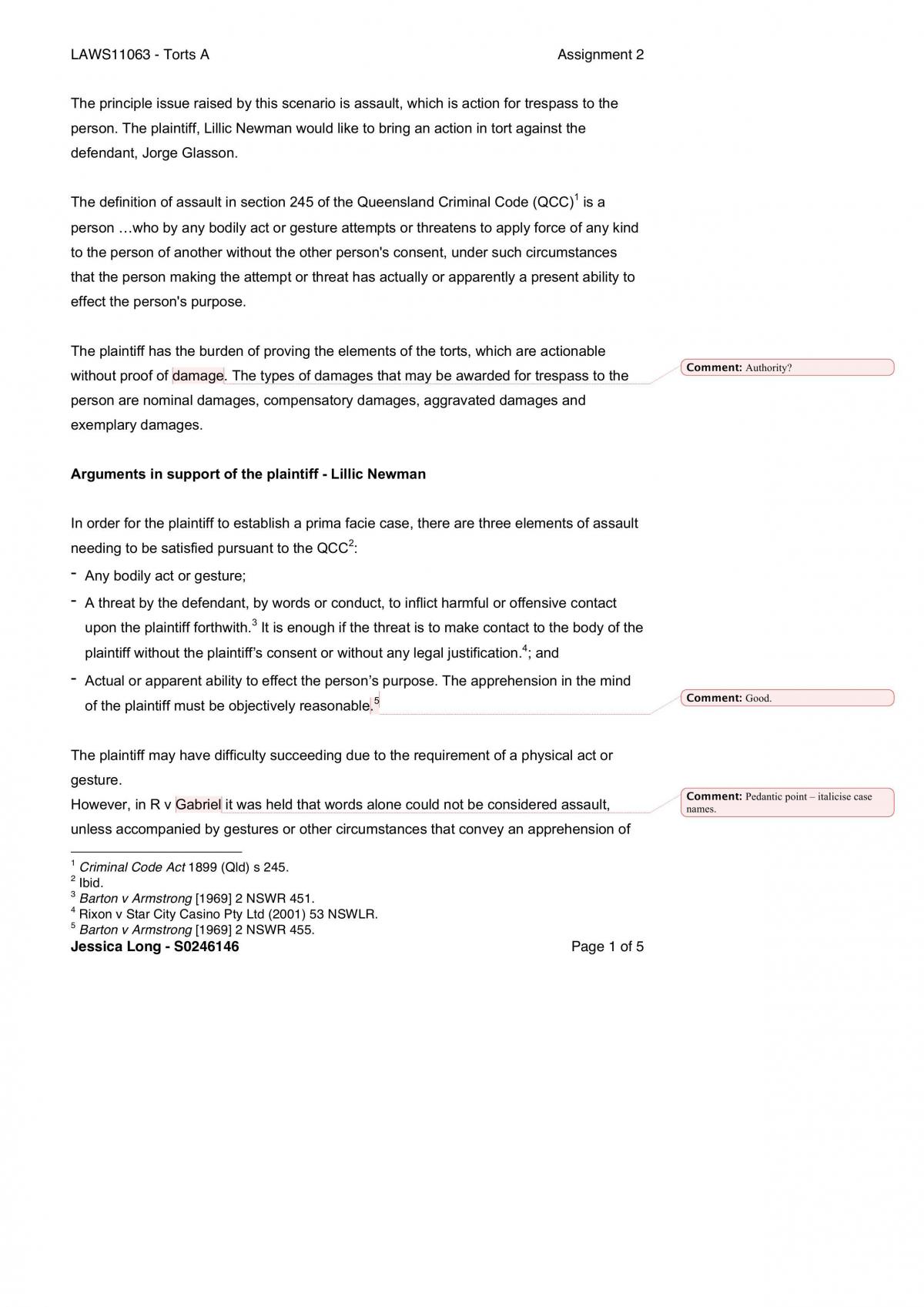 Short Problem Exercise - HD - Page 1