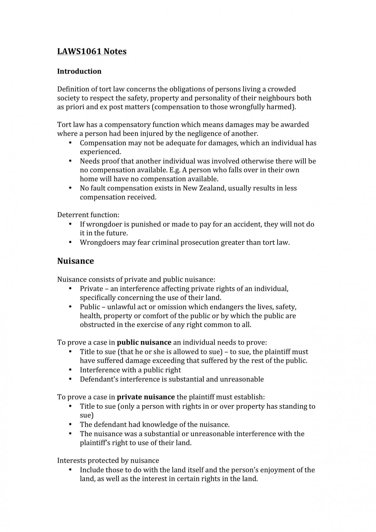 LAWS1061: Completed Notes - Page 1