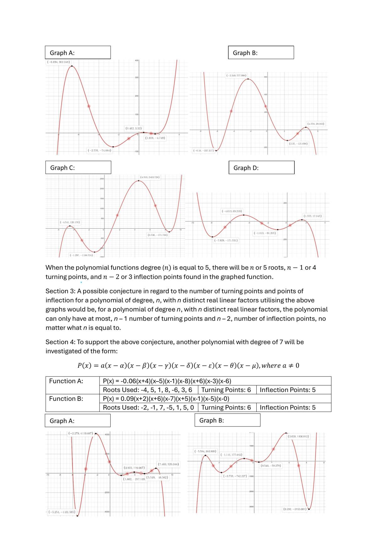 Polynomial Math Investigation - Page 3