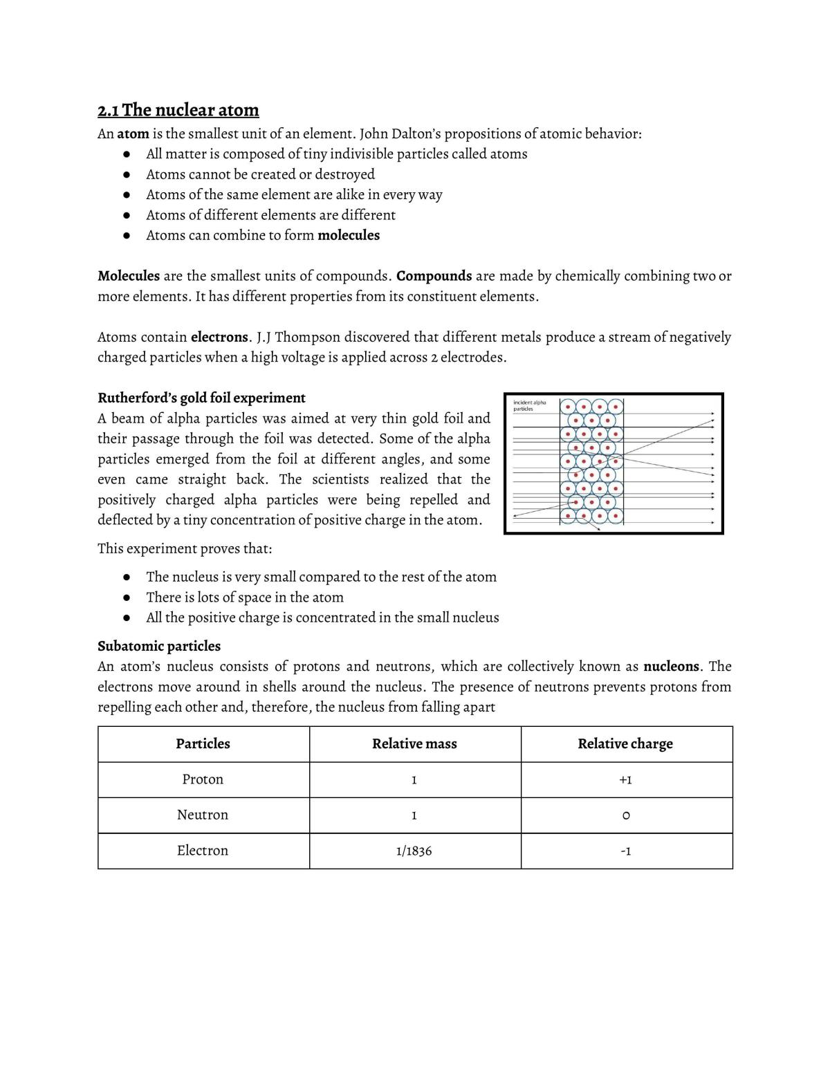 2-Atomic Structure  - Page 1