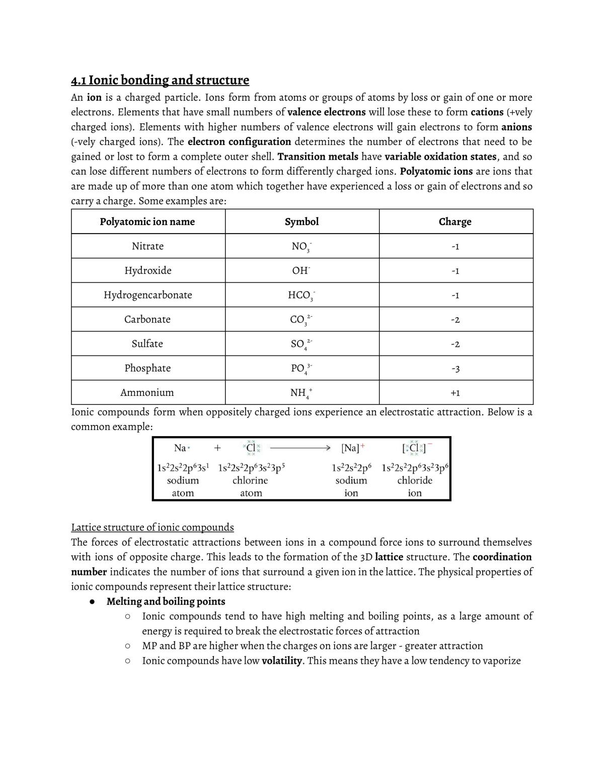 Chemical Bonding - Page 1