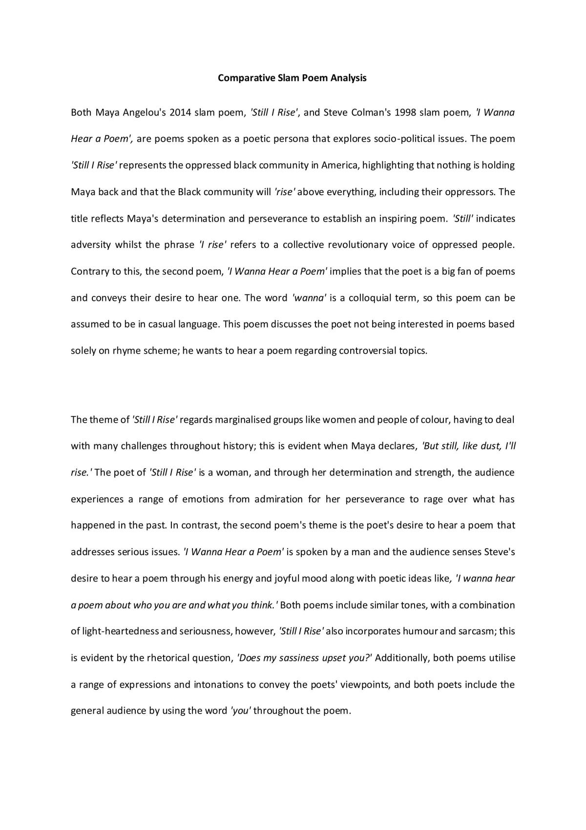 Comparative Slam Poetry - Page 5