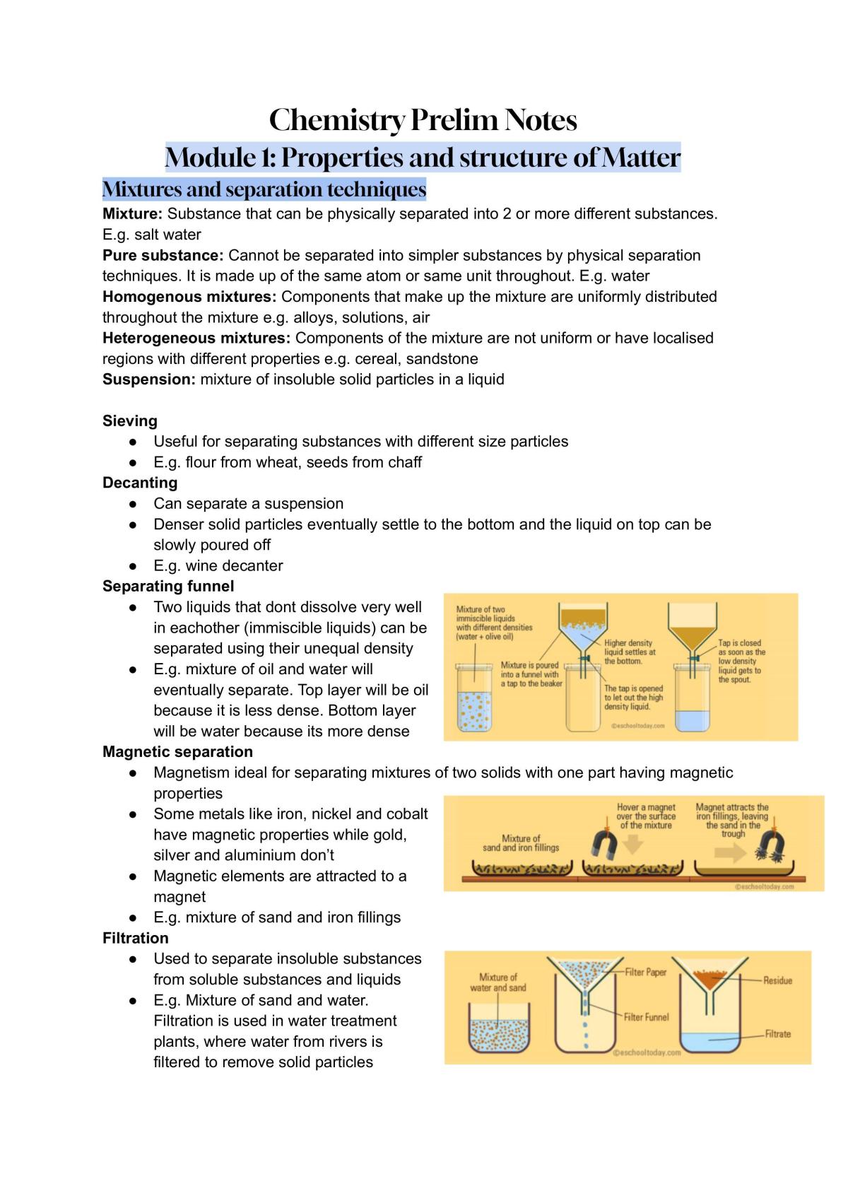 Chemistry prelim  - Page 1
