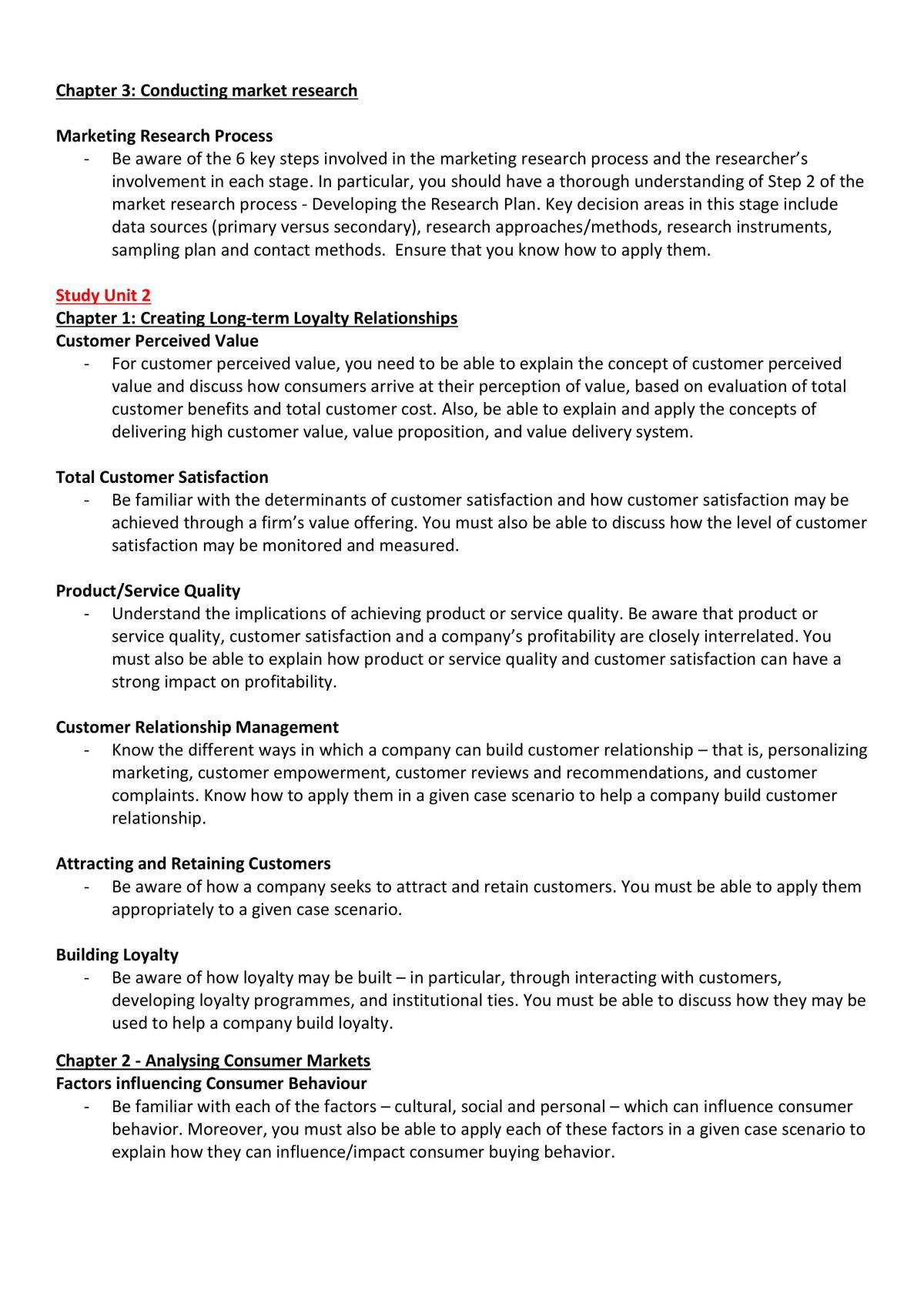 MKT202-Revision Notes for Students - Page 2