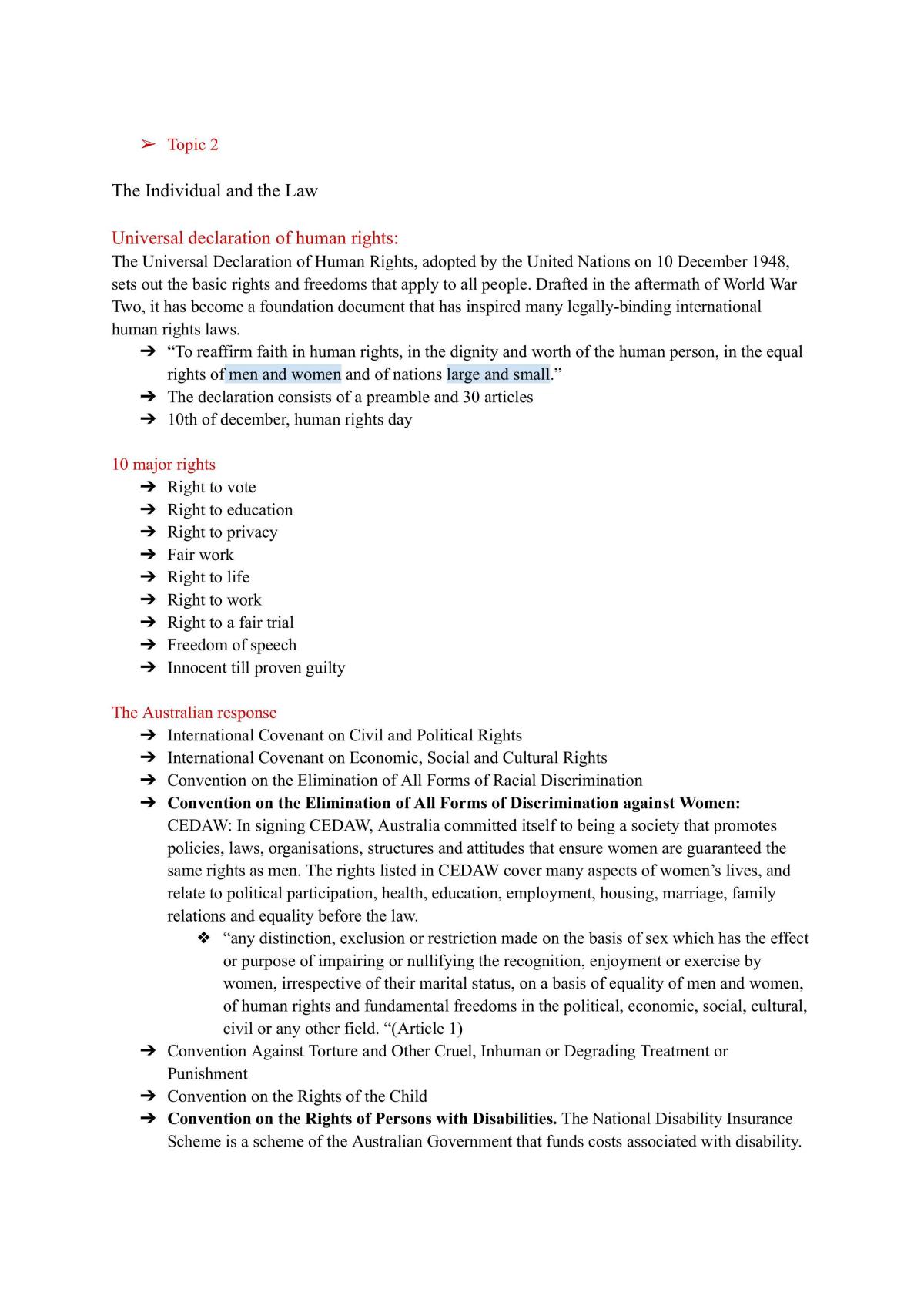 Topic 2 Notes - Page 1
