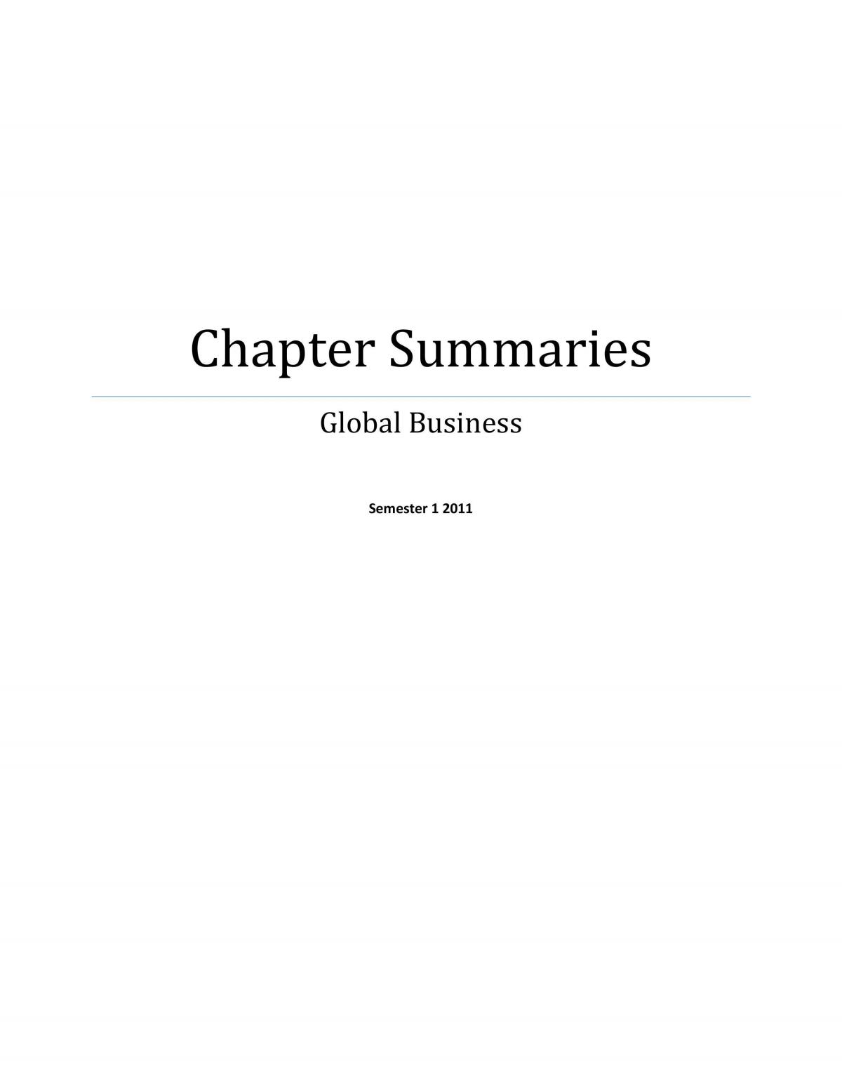 BSB119 Chapter Summaries - Page 1