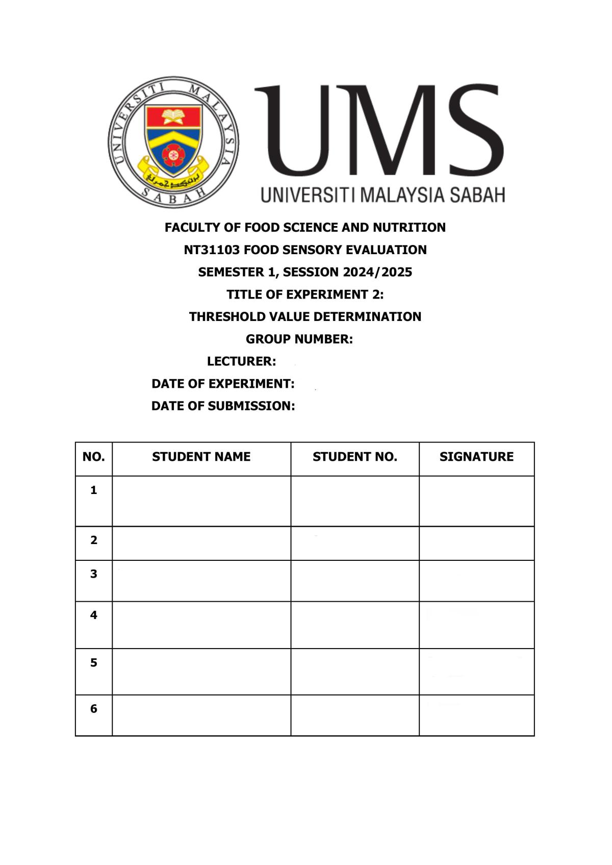 Threshold Value Determination - Page 1