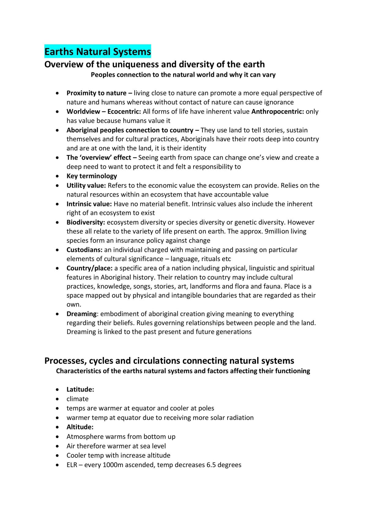 Geo Prelims Notes - Page 1