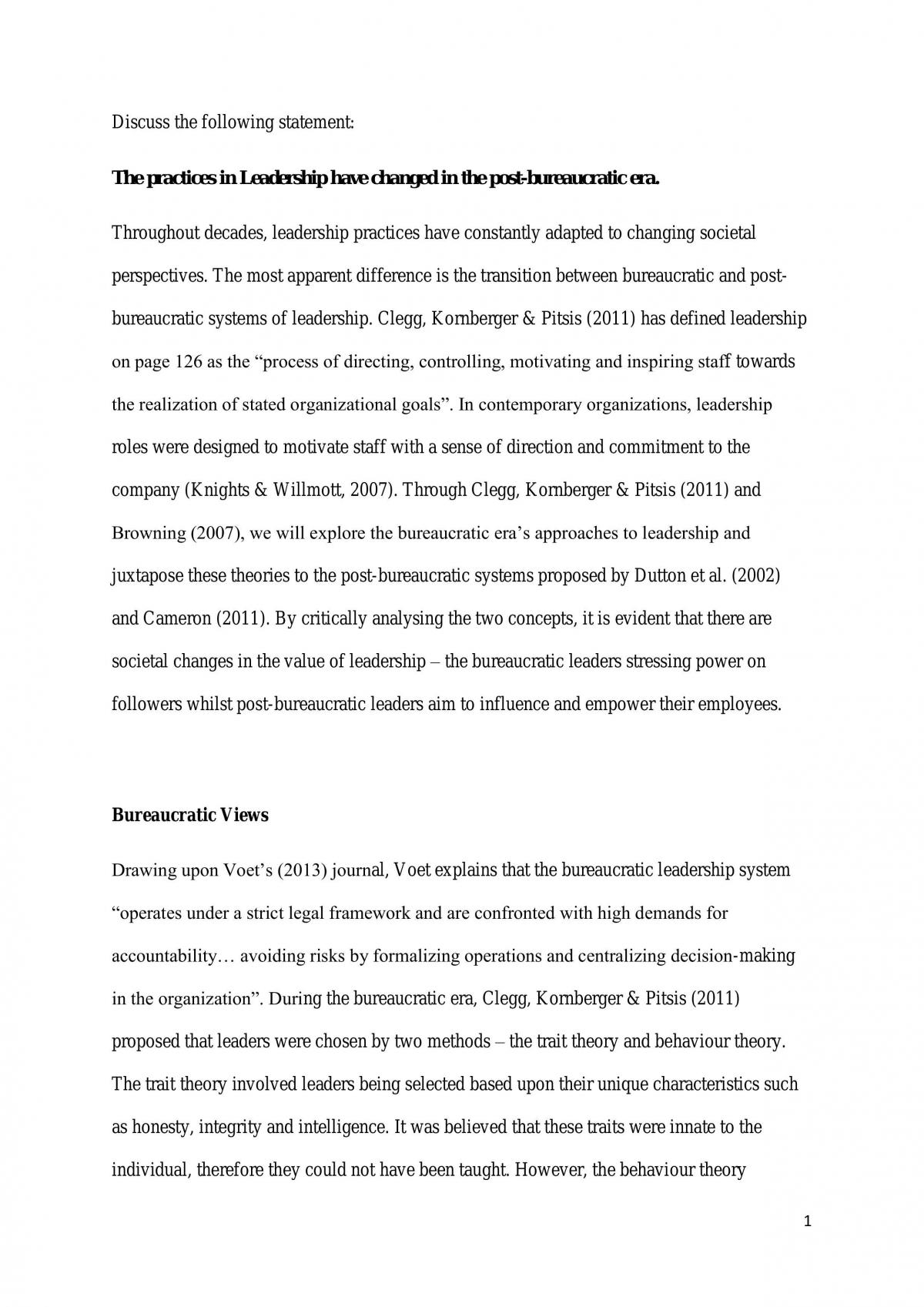 MPO First Essay - Page 1
