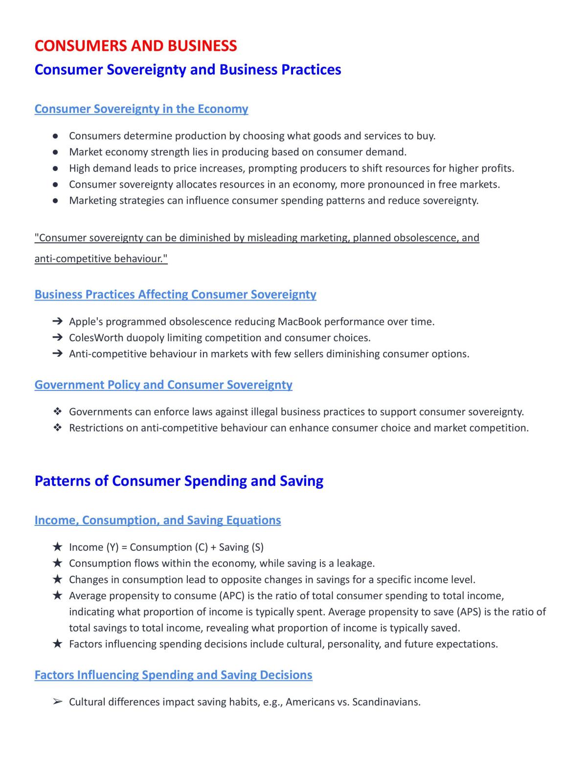 PRELIM Economics complete study summary notes - Page 1