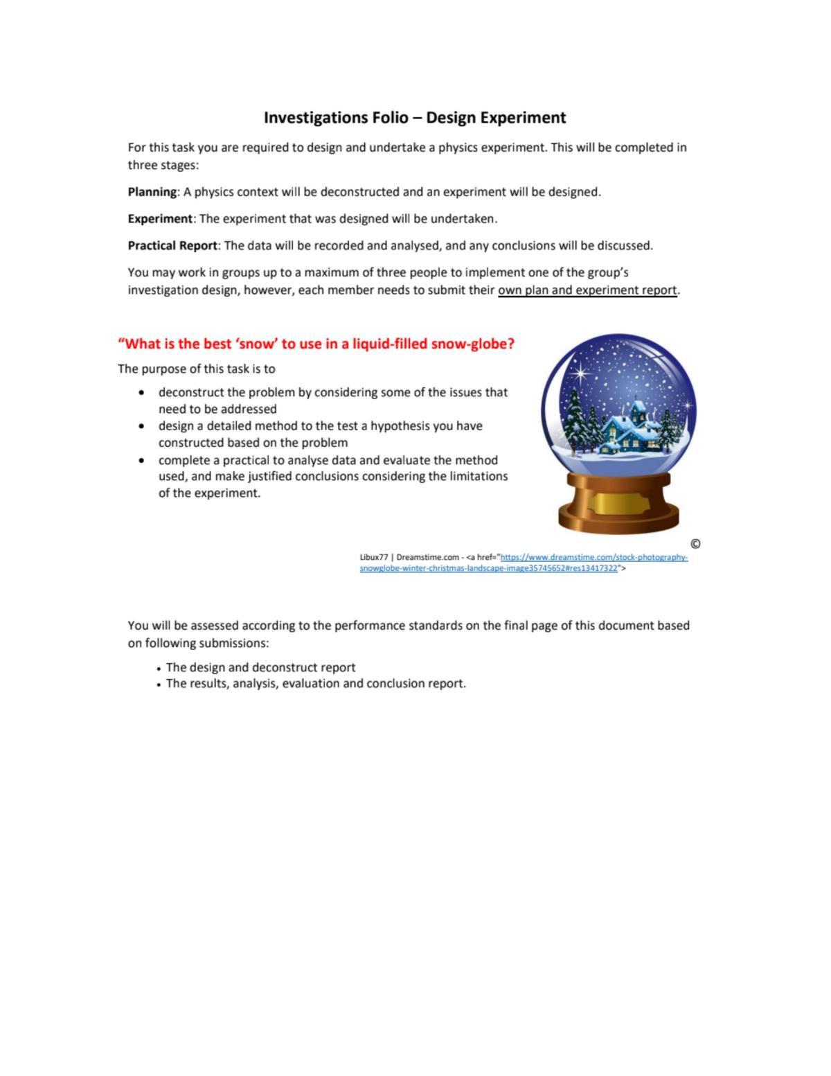 D&D Investigations Folio — Design Experiment - Page 1