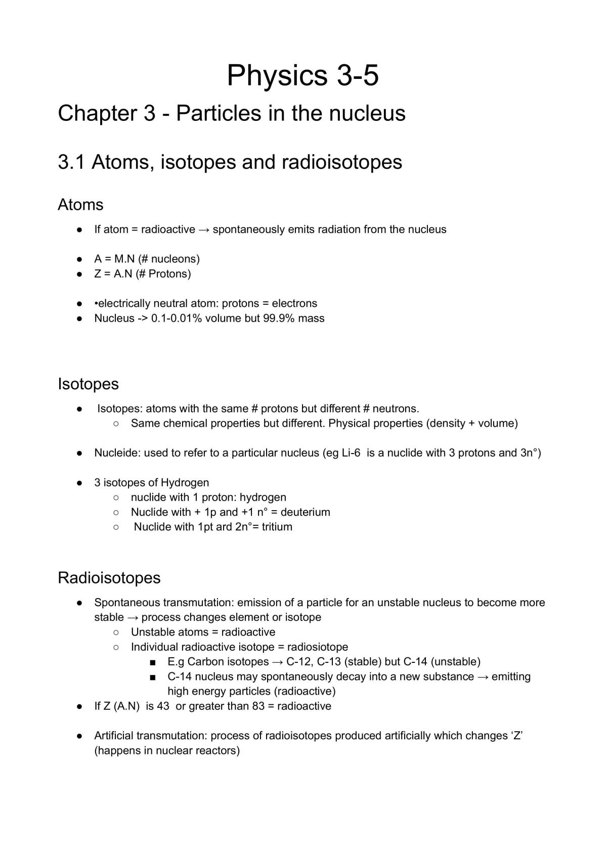 Year 11 Physics: Chp 3-6 Pearson - Page 1