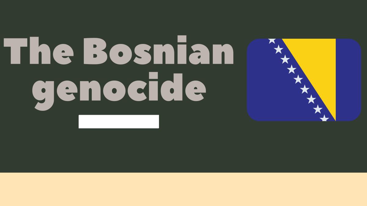 The Bosnian genocide - Page 1