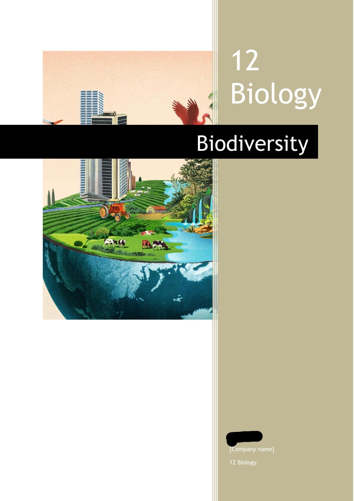 Biodiversity - Page 1