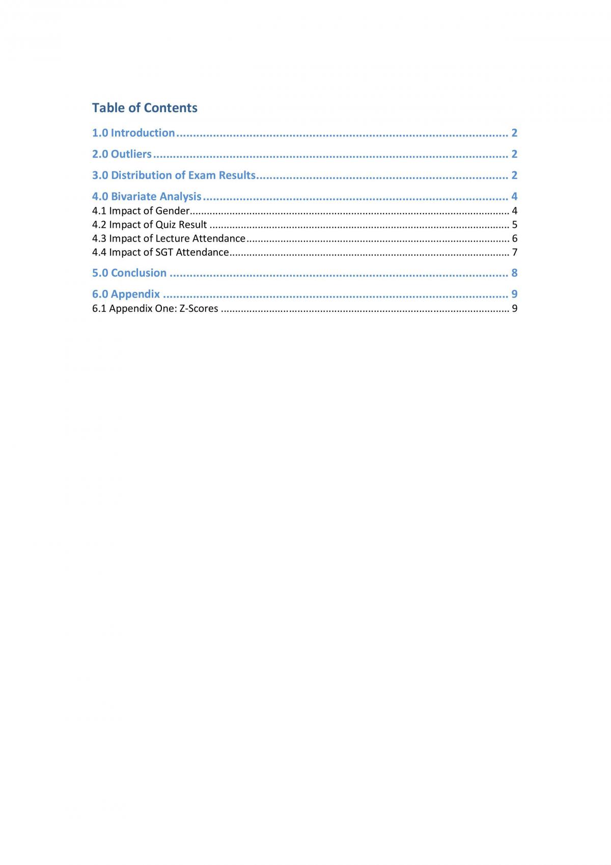 BSB123 Data Analysis - Research Report - Page 1
