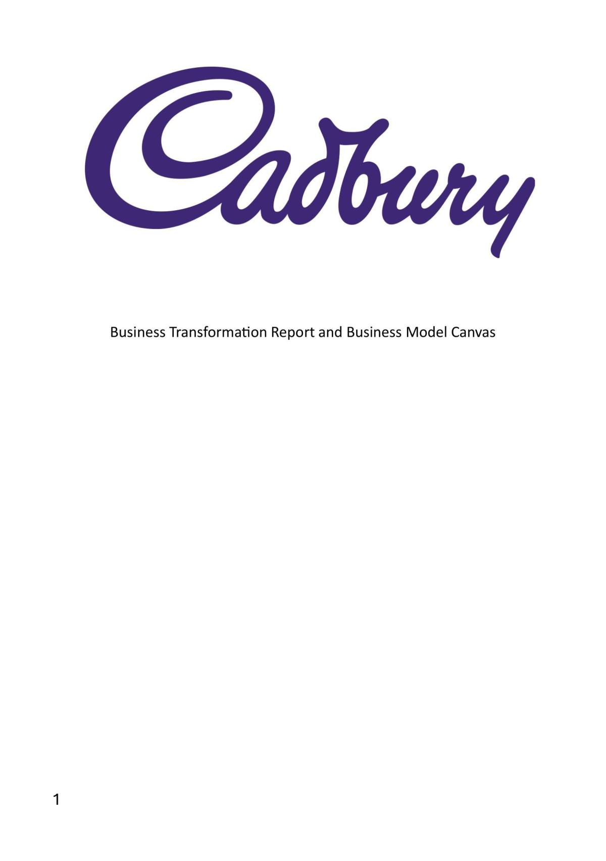 Business Formal Report - Page 1