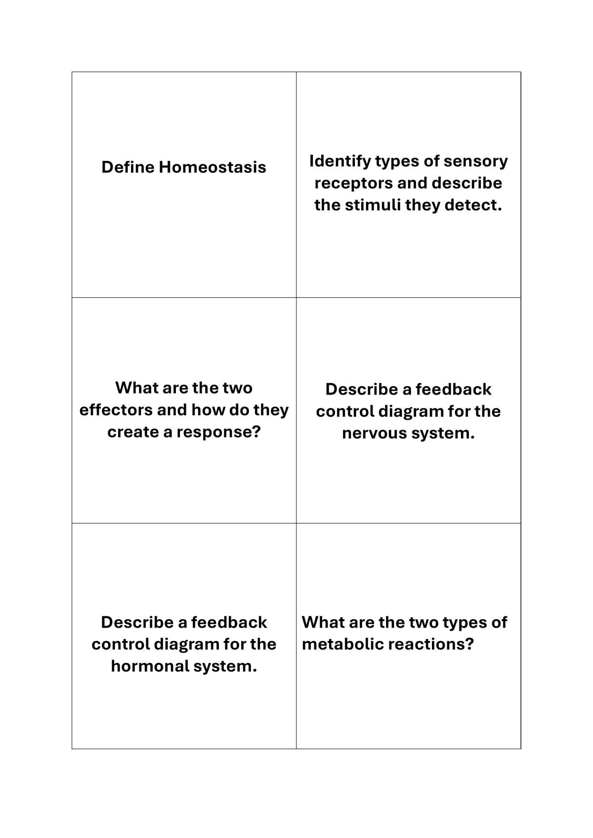 Biology Unit 2 Flashcards - Page 1