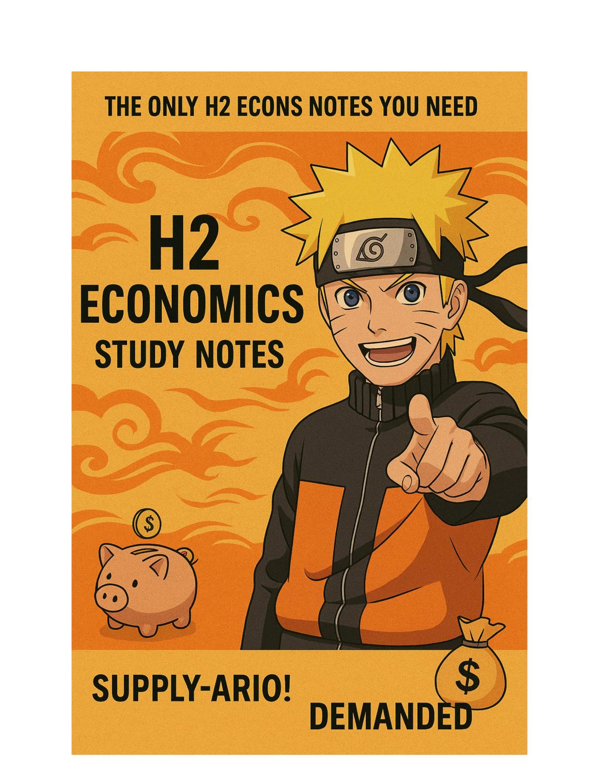H2 Economics: Comprehensive Study Notes  - Page 1