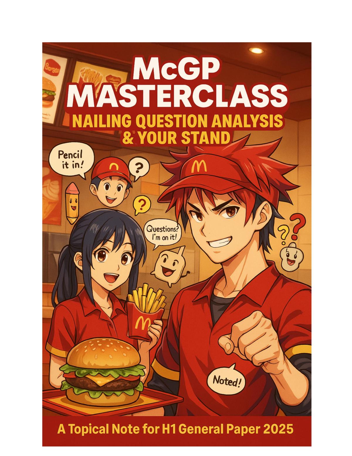 Mcgp Masterclass: Serving Hot Takes on Question Analysis & Your Stand - Page 1