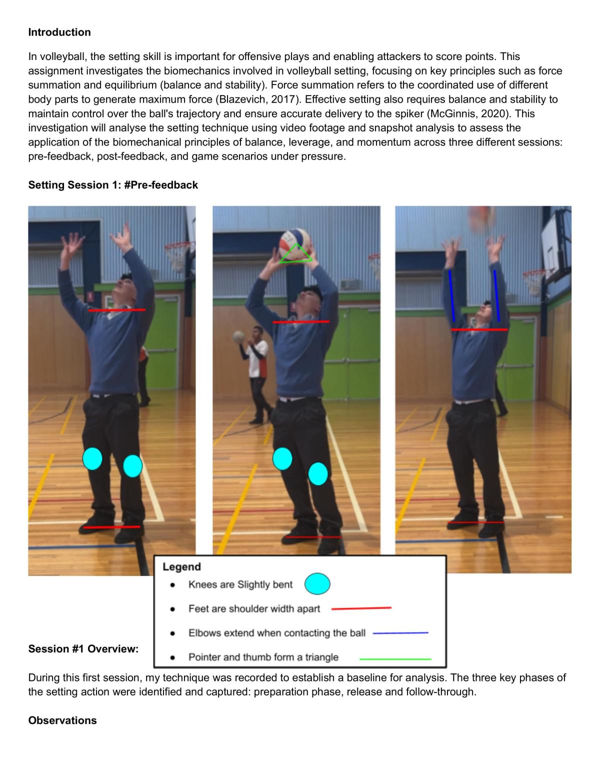 Biomechanics Assignment A+ - Page 1